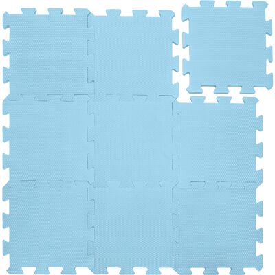 Zopa Pěnová podložka Puzzle 30x30 cm 9ks, Floral Blue 7 Zopa Pěnová podložka Puzzle 30x30 cm 9ks, Floral Blue 7