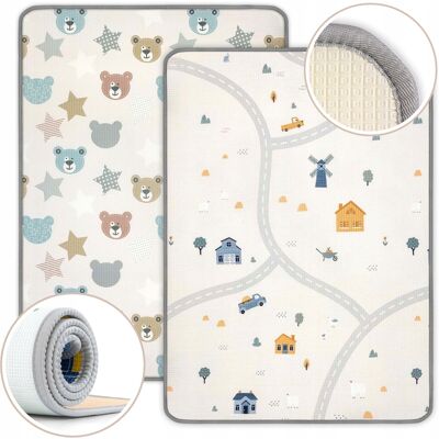 Milly Mally Pěnová podložka KINDER 178×120 cm – oboustranná hrací podložka pro děti Milly Mally Pěnová podložka KINDER 178×120 cm – oboustranná hrací podložka pro děti