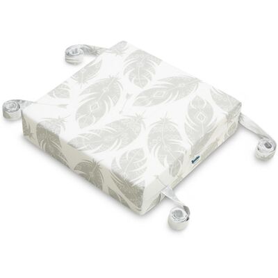 SENSILLO Dětský sedák na židli 32x32x8cm - pírka SENSILLO Dětský sedák na židli 32x32x8cm - pírka