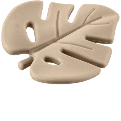 Zopa Silikonové kousátko Leaf, Sand Beige 4 Zopa Silikonové kousátko Leaf, Sand Beige 4