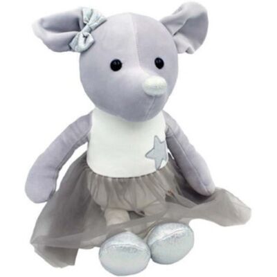 Babyono Plyšová hračka Maxi Myška Lila- šedá Babyono Plyšová hračka Maxi Myška Lila- šedá