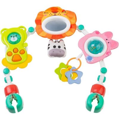 Toyz Senzorický oblouk Zebra – zrcátko, chrastítka, 0–18m Toyz Senzorický oblouk Zebra – zrcátko, chrastítka, 0–18m