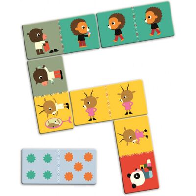 Djeco Domino kamarádská zvířatka Djeco Domino kamarádská zvířatka