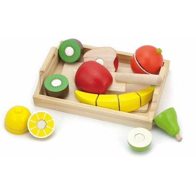 Viga Toys Dřevěné ovoce na krájení Viga Toys Dřevěné ovoce na krájení