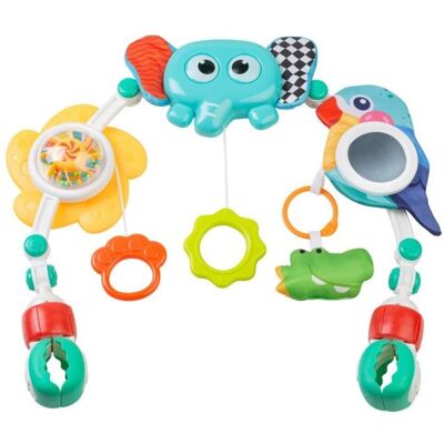 Toyz Senzorický oblouk Slon – zrcátko, chrastítka, 0–18m Toyz Senzorický oblouk Slon – zrcátko, chrastítka, 0–18m