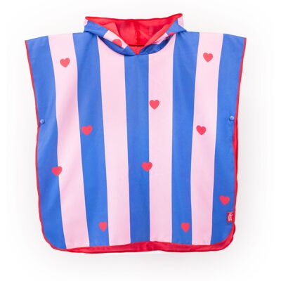 Quut Dětské plážové pončo - Cherry Red Quut Dětské plážové pončo - Cherry Red