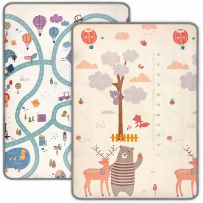 Milly Mally Oboustranná pěnová podložka 178x120 Kinder Animals Milly Mally Oboustranná pěnová podložka 178x120 Kinder Animals