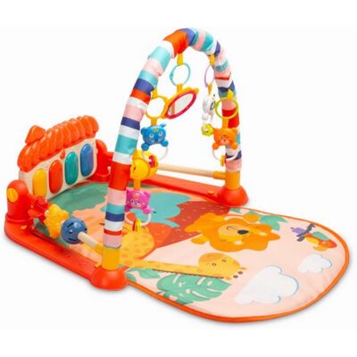 Toyz Vzdělávací edukační hrací podložka se zvuky ZOO - oranžová Toyz Vzdělávací edukační hrací podložka se zvuky ZOO - oranžová