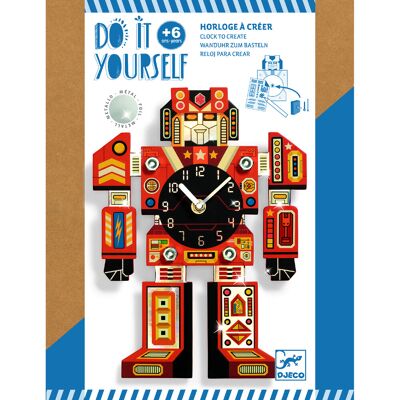 Djeco DIY Hodiny Robot Djeco DIY Hodiny Robot