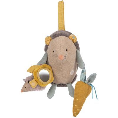 Moulin Roty - Senzorická hračka ježek - Tři malí králíci Moulin Roty - Senzorická hračka ježek - Tři malí králíci