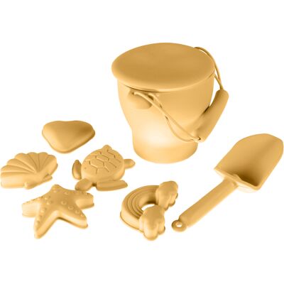 Zopa Silikonový set na písek, Mustard Yellow 3 Zopa Silikonový set na písek, Mustard Yellow 3