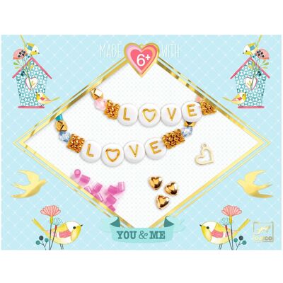 Djeco Me&You Náramky přátelství LOVE Djeco Me&You Náramky přátelství LOVE