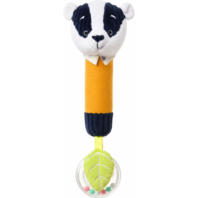 Babyono Edukační hračka s chrastítkem a pískátkem Badger Edmund Babyono Edukační hračka s chrastítkem a pískátkem Badger Edmund