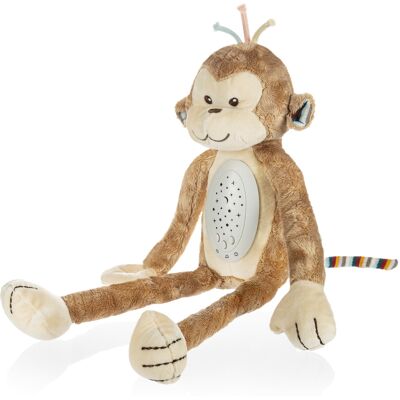 Zopa Plush Sleepy Toy with Projector and Melodies Monkey - Plyšová hračka s projektorem a melodiemi, Noční světlo pro děti Zopa Plush Sleepy Toy with Projector and Melodies Monkey - Plyšová hračka s projektorem a melodiemi, Noční světlo pro děti