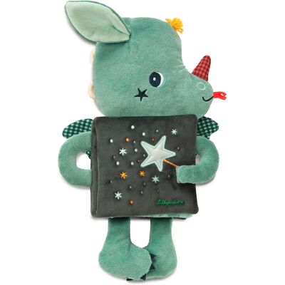 Lilliputiens textilní knížka se svítícím obrázkem - dráček Joe Lilliputiens textilní knížka se svítícím obrázkem - dráček Joe