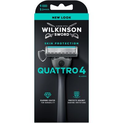 Wilkinson Quattro 4 Skin Protection pánský holicí strojek + hlavice Wilkinson Quattro 4 Skin Protection pánský holicí strojek + hlavice