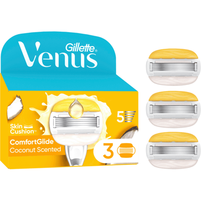Gillette Venus ComfortGlide Olay Coconut Náhradní čepele - 3 ks Gillette Venus ComfortGlide Olay Coconut Náhradní čepele - 3 ks