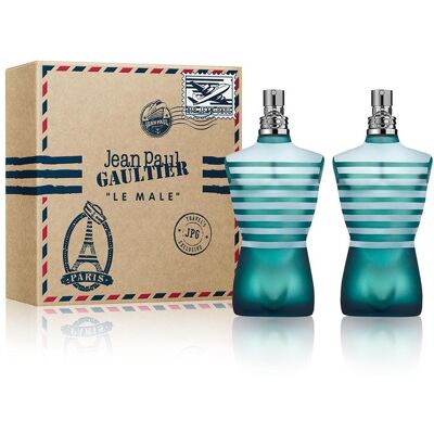 Dárková sada Jean Paul Gaultier Le Male 2 x 40ml - Oranžová Dárková sada Jean Paul Gaultier Le Male 2 x 40ml - Oranžová