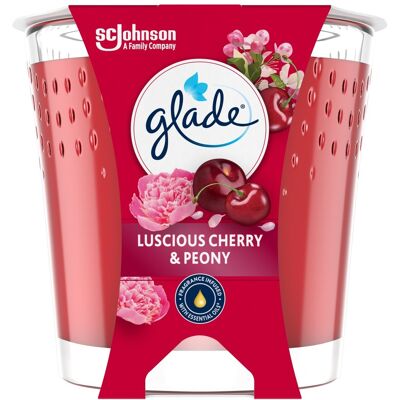 Glade Vonná svíčka Luscious Cherry & Peony 112 g Glade Vonná svíčka Luscious Cherry & Peony 112 g