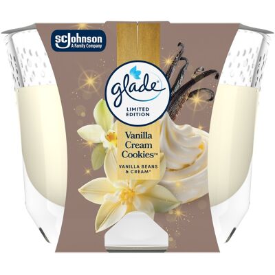Glade Vonná svíčka Vanilla Cream Cookies 204 g Glade Vonná svíčka Vanilla Cream Cookies 204 g