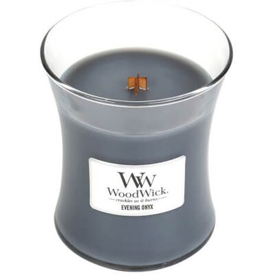 Vonná svíčka WoodWick Evening Onyx - Elegantní vůně Vonná svíčka WoodWick Evening Onyx - Elegantní vůně