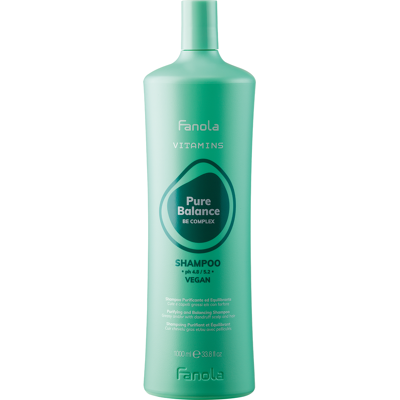 Fanola - Vitamins Pure Balance Shampoo - 1000ml Fanola - Vitamins Pure Balance Shampoo - 1000ml