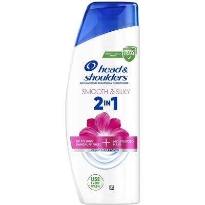 Head & Shoulders Hedvábné a lesklé šampon a kondicionér 2 v 1 Head & Shoulders Hedvábné a lesklé šampon a kondicionér 2 v 1