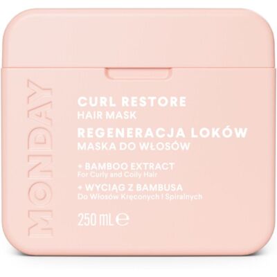 Monday Maska pro kudrnaté a vlnité vlasy Curl Restore Mask 250 ml Monday Maska pro kudrnaté a vlnité vlasy Curl Restore Mask 250 ml
