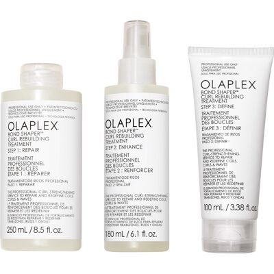 Sada pro opravu kudrnatých vlasů Olaplex Bond Shaper - Péče o vlasy Sada pro opravu kudrnatých vlasů Olaplex Bond Shaper - Péče o vlasy