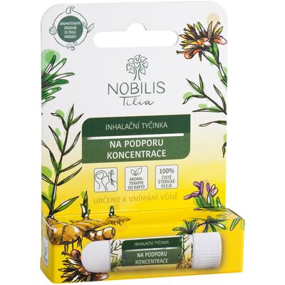 Nobilis Tilia Inhalační tyčinka na podporu koncentrace Nobilis Tilia Inhalační tyčinka na podporu koncentrace