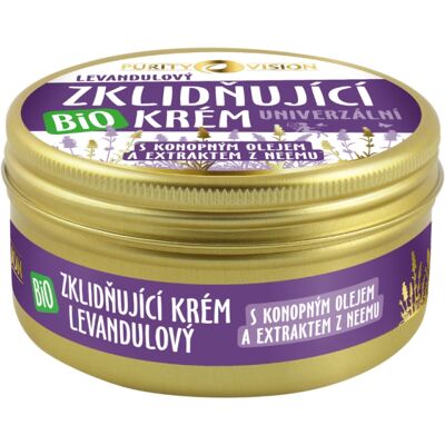 Purity Vision Uklidňující levandulový krém univerzální BIO - Obličej a Tělo Purity Vision Uklidňující levandulový krém univerzální BIO - Obličej a Tělo