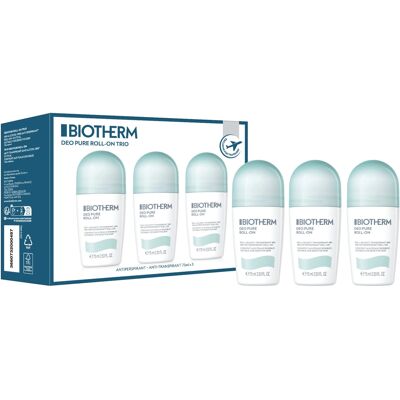 Biotherm Deo Pure Roll-On Deodorant Trio - Deodorant Biotherm Deo Pure Roll-On Deodorant Trio - Deodorant