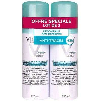 Vichy Sada antiperspirantů s 48hodinovým účinkem 2 x 125 ml Vichy Sada antiperspirantů s 48hodinovým účinkem 2 x 125 ml