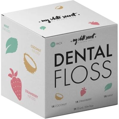 My White Secret Dentální nit (Dental Floss) 3 ks My White Secret Dentální nit (Dental Floss) 3 ks