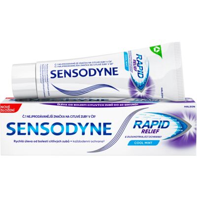 Sensodyne Zubní pasta pro citlivé zuby Rapid Cool Mint Toothpaste 75 ml Sensodyne Zubní pasta pro citlivé zuby Rapid Cool Mint Toothpaste 75 ml
