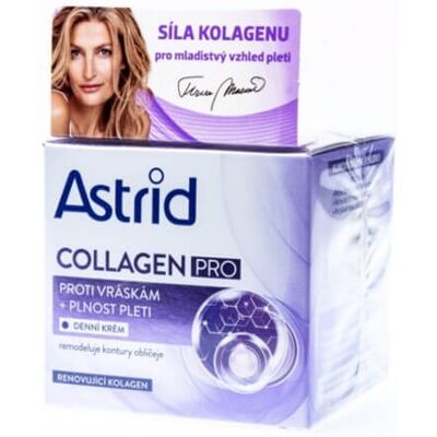 Denní krém Astrid Collagen PRO - Snižuje vrásky Denní krém Astrid Collagen PRO - Snižuje vrásky