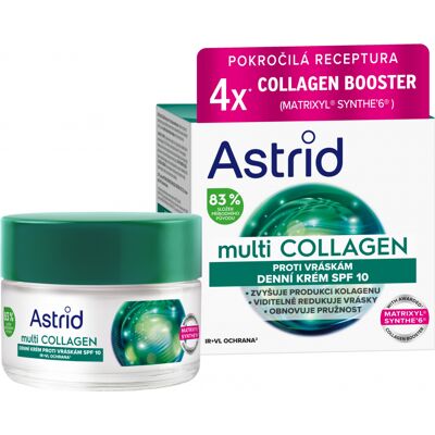 Astrid Kolagen Proti stárnutí SPF 10 Krém Astrid Kolagen Proti stárnutí SPF 10 Krém