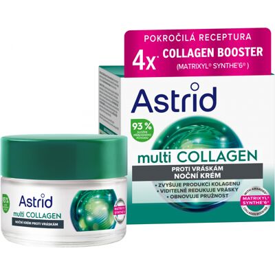 Astrid Noční Krém s Aktivátorem Kolagénu - Noční Krém Astrid Noční Krém s Aktivátorem Kolagénu - Noční Krém