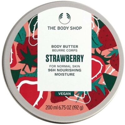 Tělové máslo s jahodovou příchutí od The Body Shop - 50 Ml pro ženy Tělové máslo s jahodovou příchutí od The Body Shop - 50 Ml pro ženy
