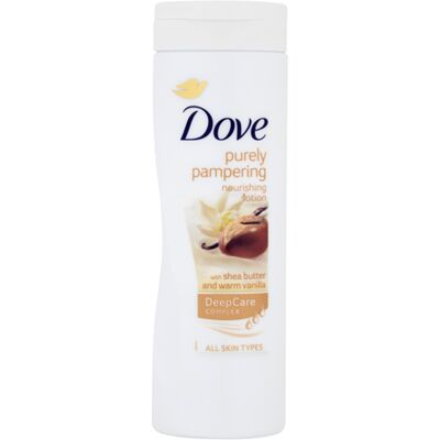 Dove Tělové mléko s vůní bambuckého másla a vanilky Purely Pampering (Nourishing Lotion) 400 ml Dove Tělové mléko s vůní bambuckého másla a vanilky Purely Pampering (Nourishing Lotion) 400 ml