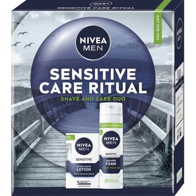 Nivea Dárková sada Men Box Lotion Sensitive Nivea Dárková sada Men Box Lotion Sensitive