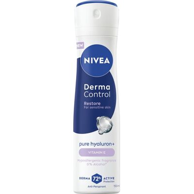 Nivea Antiperspirant ve spreji pro citlivou pokožku Derma Control Restore (Antiperspirant) 150 ml Nivea Antiperspirant ve spreji pro citlivou pokožku Derma Control Restore (Antiperspirant) 150 ml