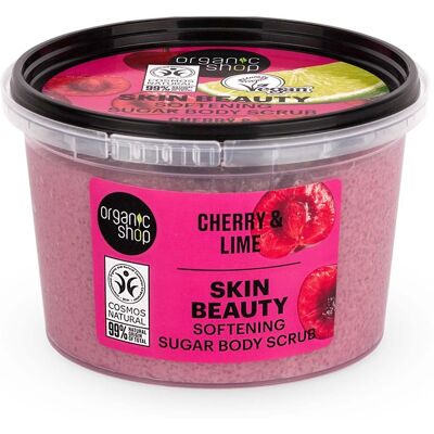 Organic Shop Zjemňující cukrový tělový peeling Třešeň a limetka (Body Scrub) 250 ml Organic Shop Zjemňující cukrový tělový peeling Třešeň a limetka (Body Scrub) 250 ml