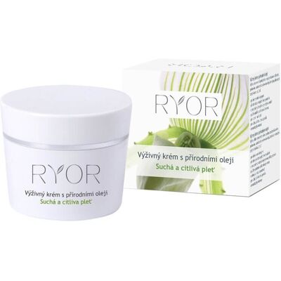 RYOR Výživný krém s přírodními oleji pro suchou a citlivou pleť 50 ml RYOR Výživný krém s přírodními oleji pro suchou a citlivou pleť 50 ml