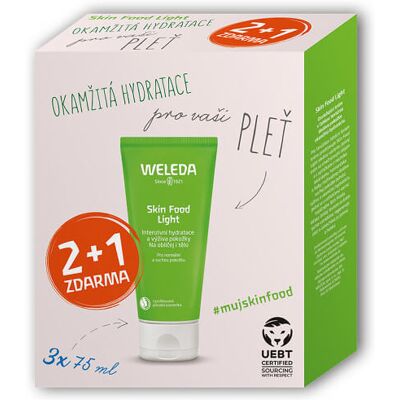 Weleda - Skin Food Light Obličej a Tělo - Pro Ženy, 3x75ml Weleda - Skin Food Light Obličej a Tělo - Pro Ženy, 3x75ml