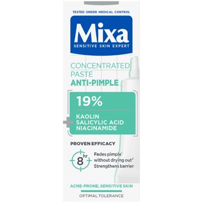Mixa Lokální péče na pupínky Anti-Pimple (Concentrated Paste) 15 ml Mixa Lokální péče na pupínky Anti-Pimple (Concentrated Paste) 15 ml