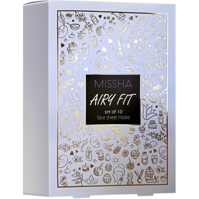 Missha Dárková sada pleťových masek Airy Fit Mask Set 10 ks Missha Dárková sada pleťových masek Airy Fit Mask Set 10 ks