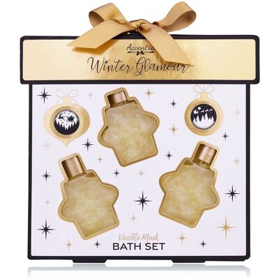 Accentra Dárková sada koupelové péče Winter Glamour 3 x 30 ml Accentra Dárková sada koupelové péče Winter Glamour 3 x 30 ml
