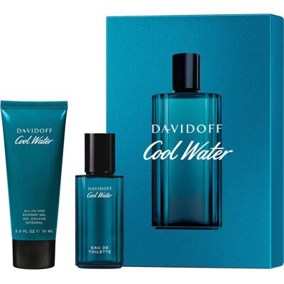 Dárkový set Davidoff Cool Water pro muže - Sprchový gel a EDT Dárkový set Davidoff Cool Water pro muže - Sprchový gel a EDT