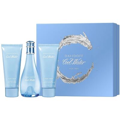 Davidoff Cool Water Woman - EDT 100 ml + tělové mléko 75 ml + sprchový gel 75 ml Davidoff Cool Water Woman - EDT 100 ml + tělové mléko 75 ml + sprchový gel 75 ml